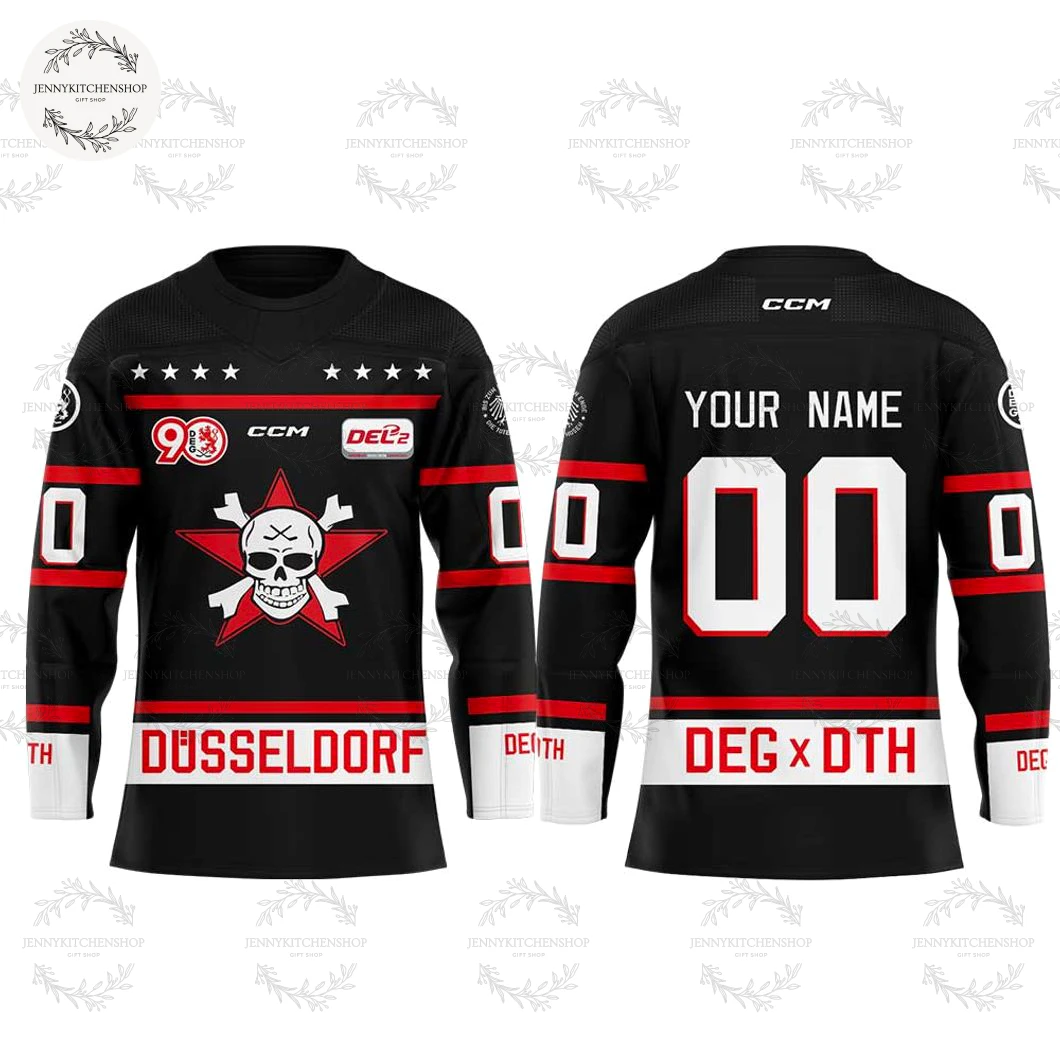 Dusseldorfer EG Hockey 2025 New Custom Jersey