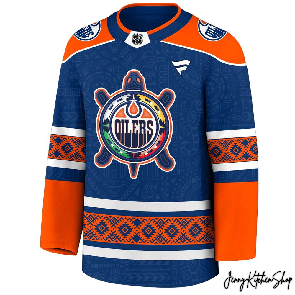 Edmonton Oilers Indigenous Peoples Heritage Hockey Jersey
