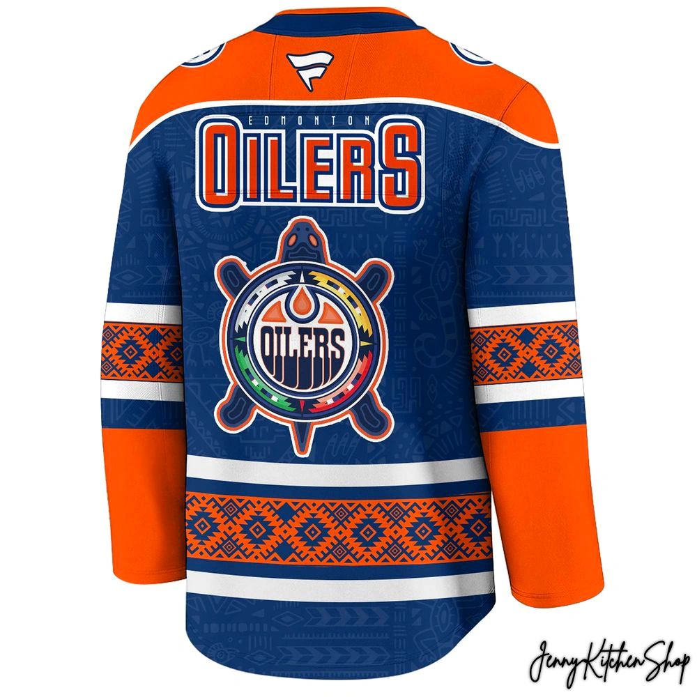 Edmonton Oilers Indigenous Peoples Heritage Hockey Jersey
