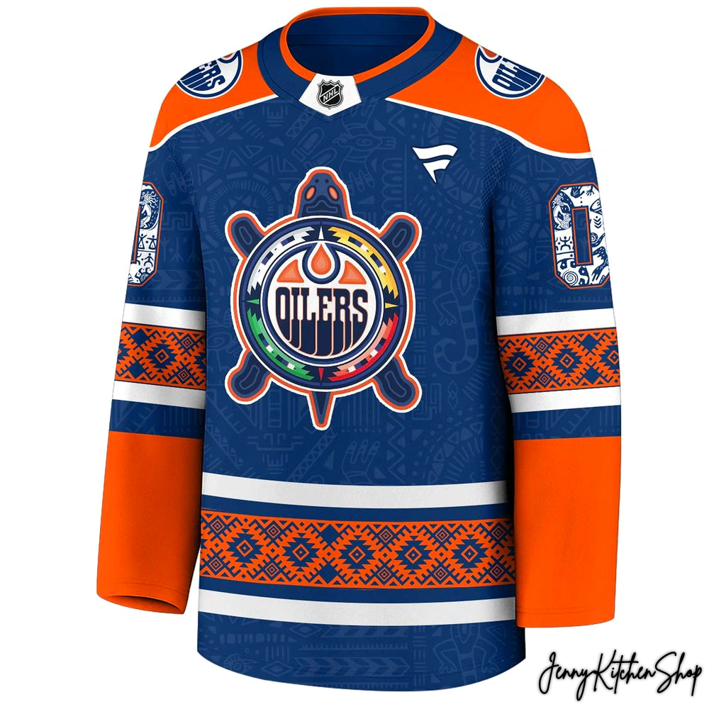 Edmonton Oilers Indigenous Peoples Heritage Hockey Jersey