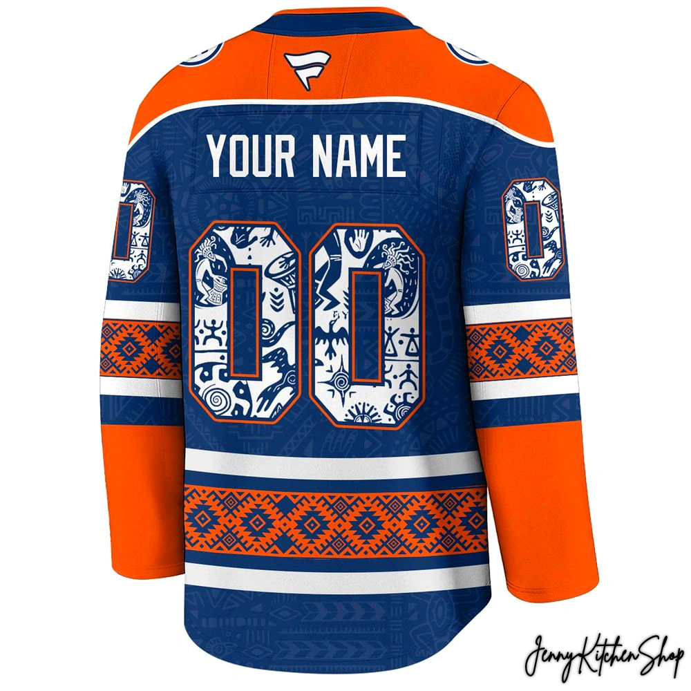 Edmonton Oilers Indigenous Peoples Heritage Hockey Jersey