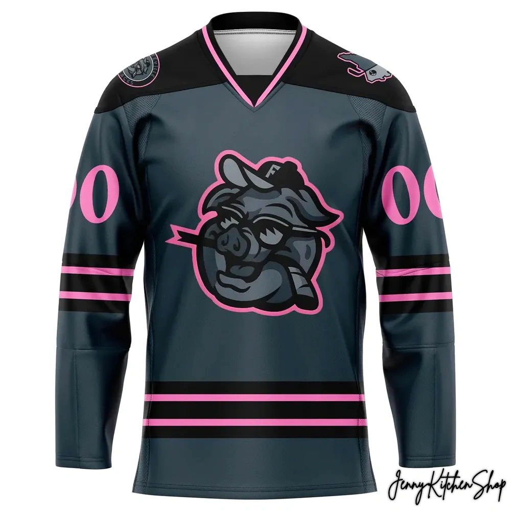 Fayetteville Marksmen Fatbacks 2025 Blackout Limited Hockey Jersey