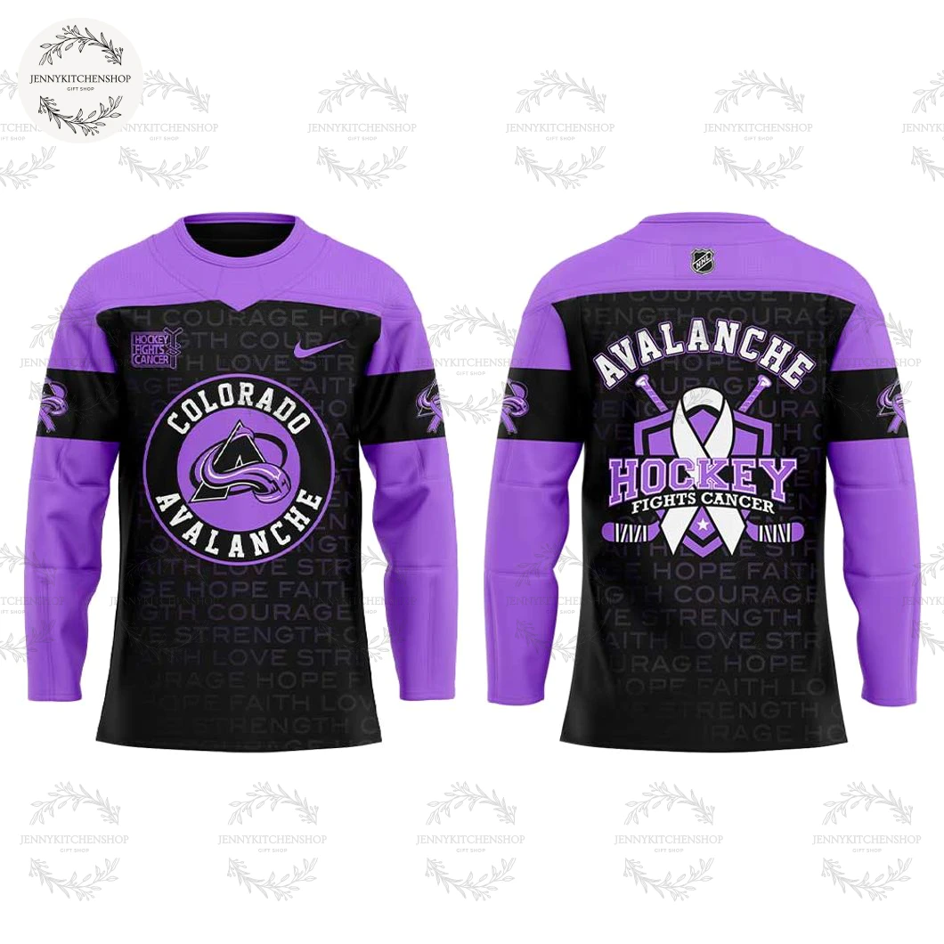 Fights Cancer 2025 Colorado Avalanche Hockey Jersey
