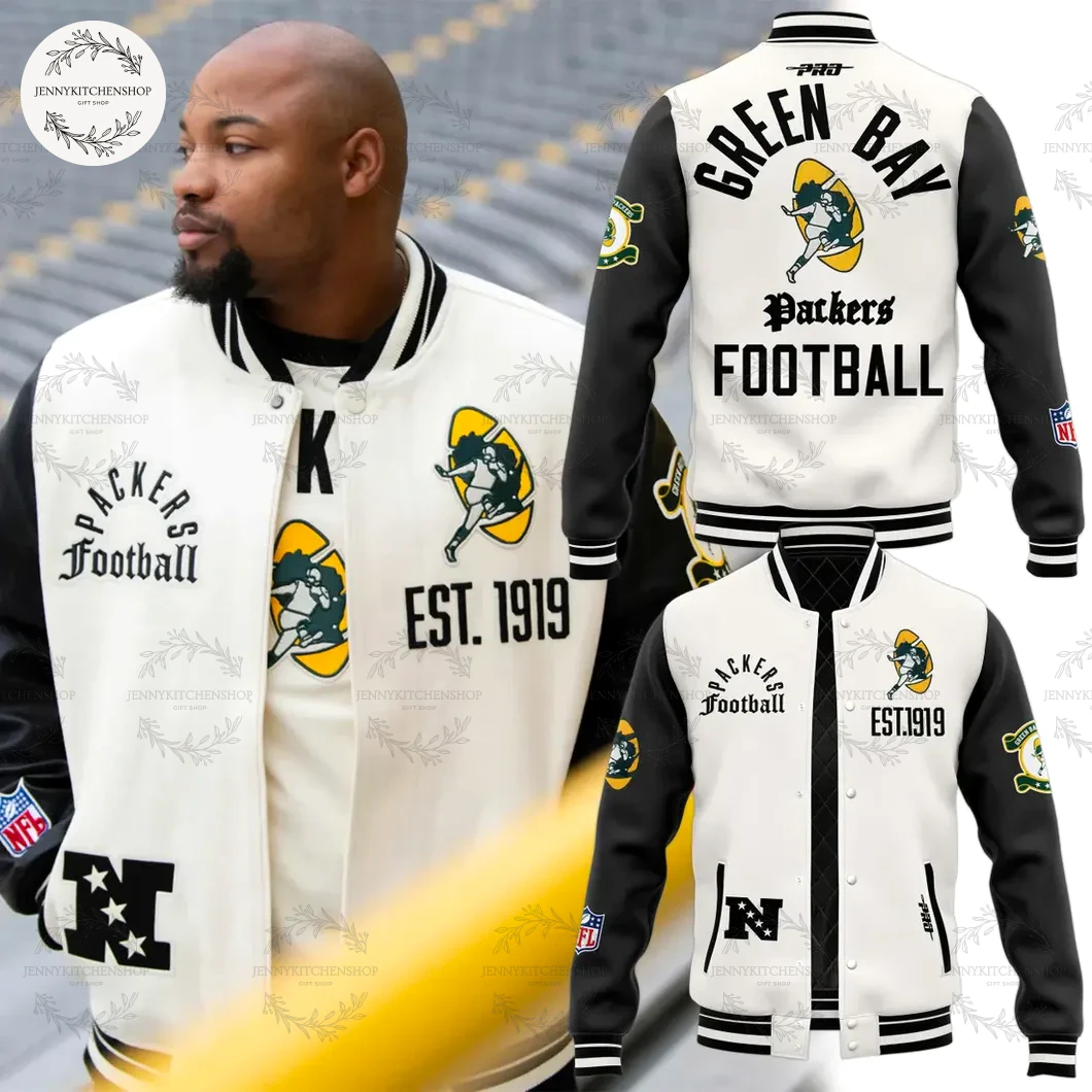 Green Bay Packers Est 1919 New Collections 2025 Special Baseball Jacket