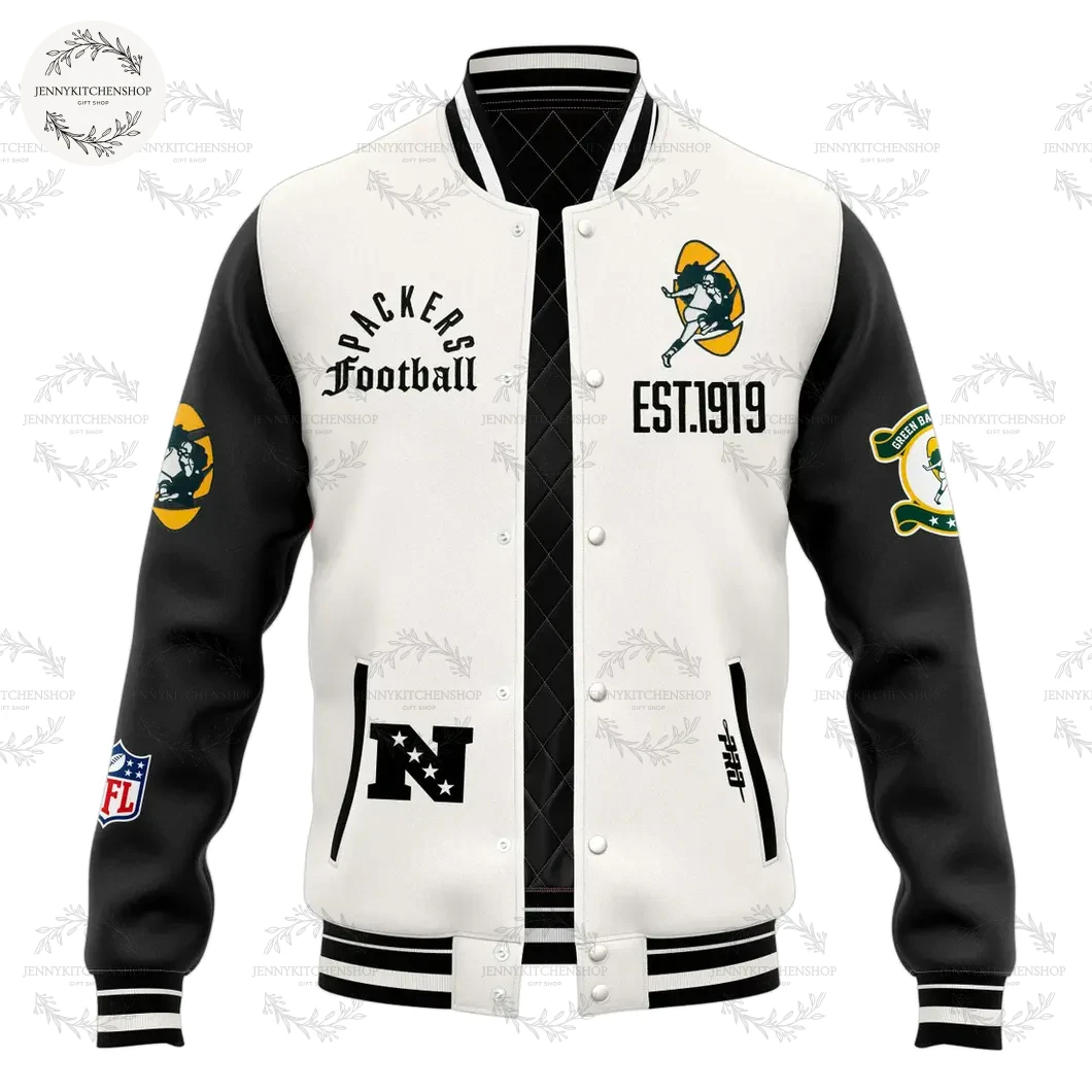 Green Bay Packers Est 1919 New Collections 2025 Special Baseball Jacket