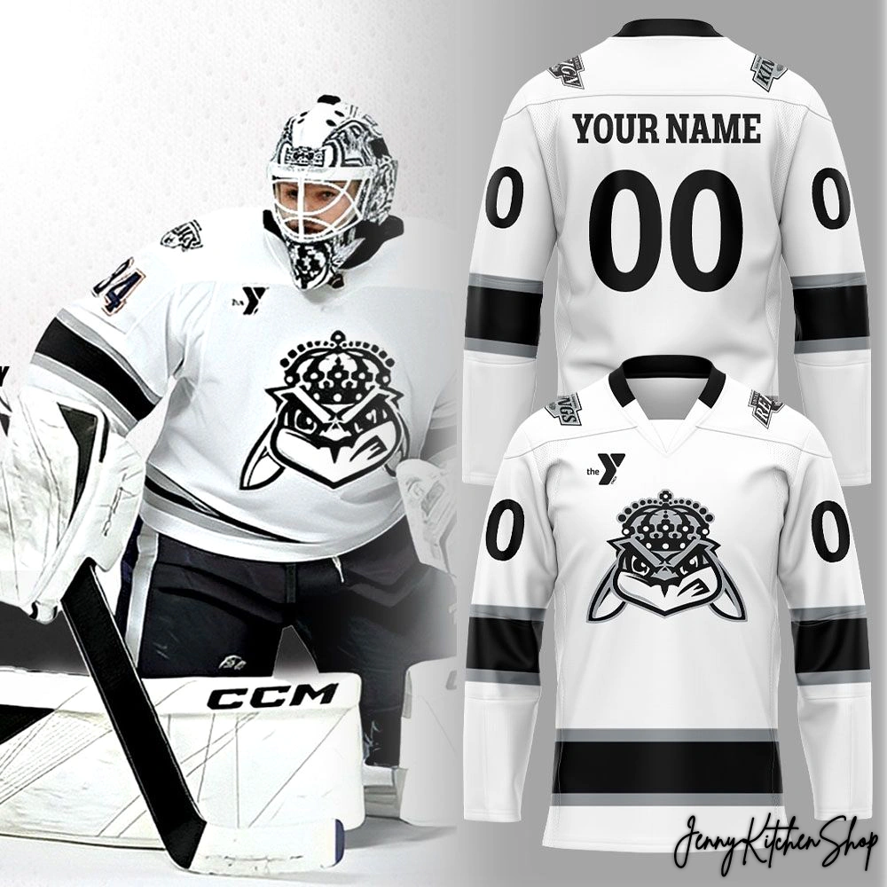 Greenville Swamp Rabbits White Rabbit King 2025 Hockey Jersey