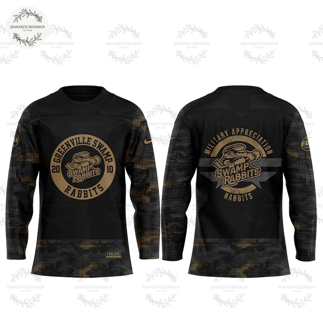 Greenville Swamp Rabbits x Military Appreciation Night 2025 Limited Hockey Jersey