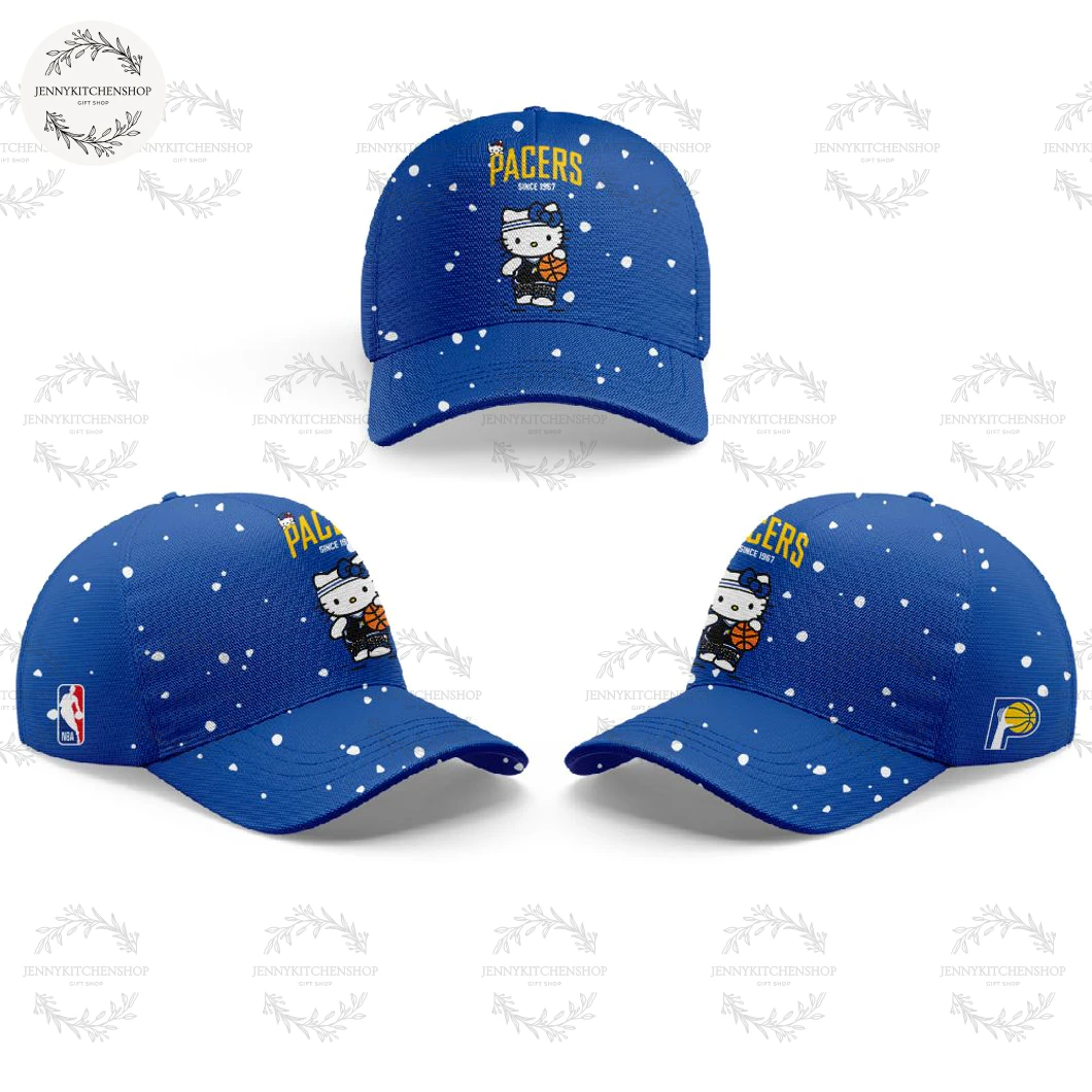 Indiana Pacers x Hello Kitty 2025 Since 1967 Hoodie Cap