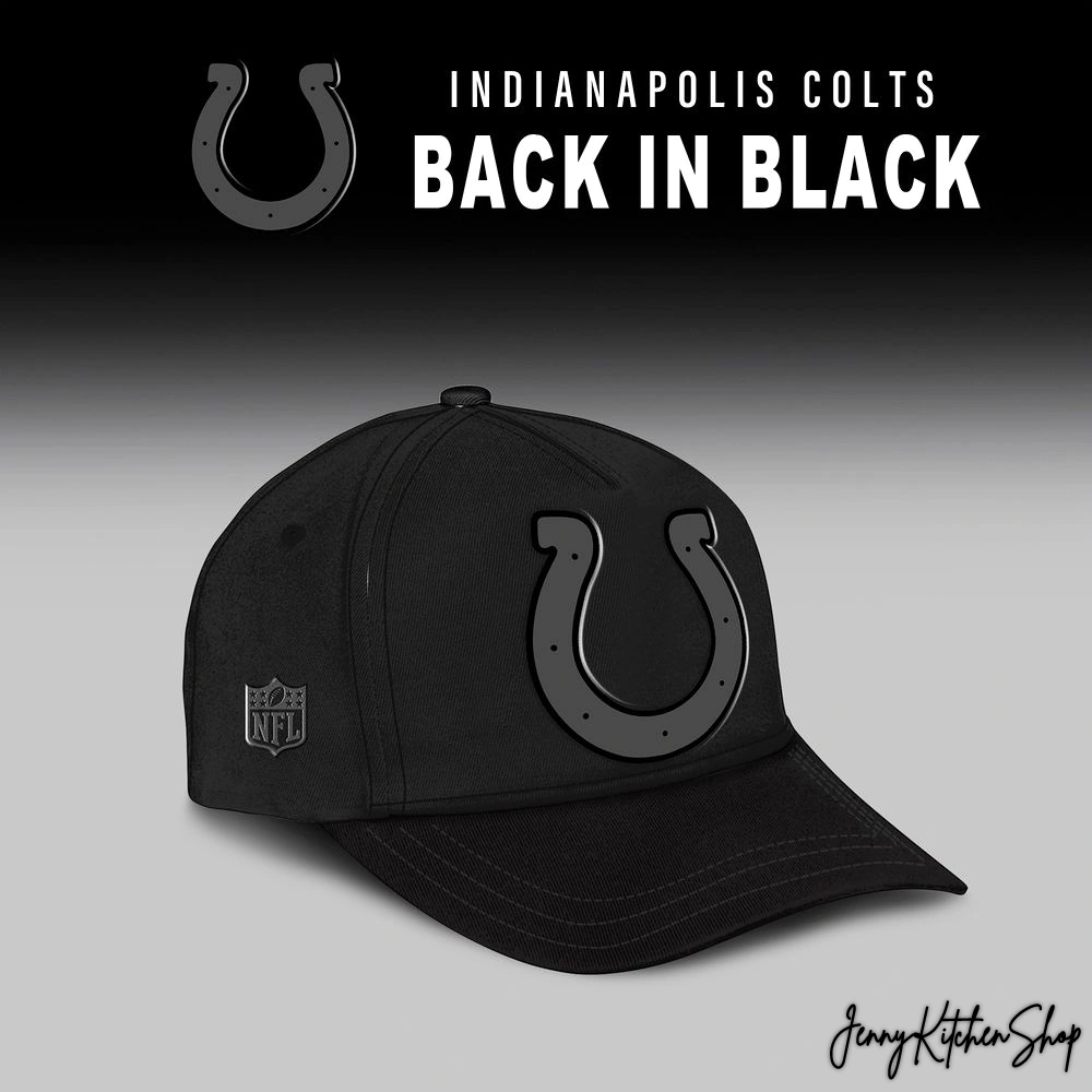Indianapolis Colts Back In Black 2025 Limited Collection Hoodie