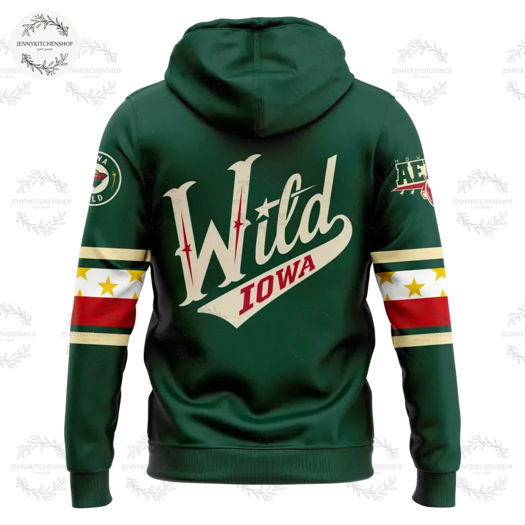 Iowa Aeros Run It Back Retro 2025 Limited Hoodie
