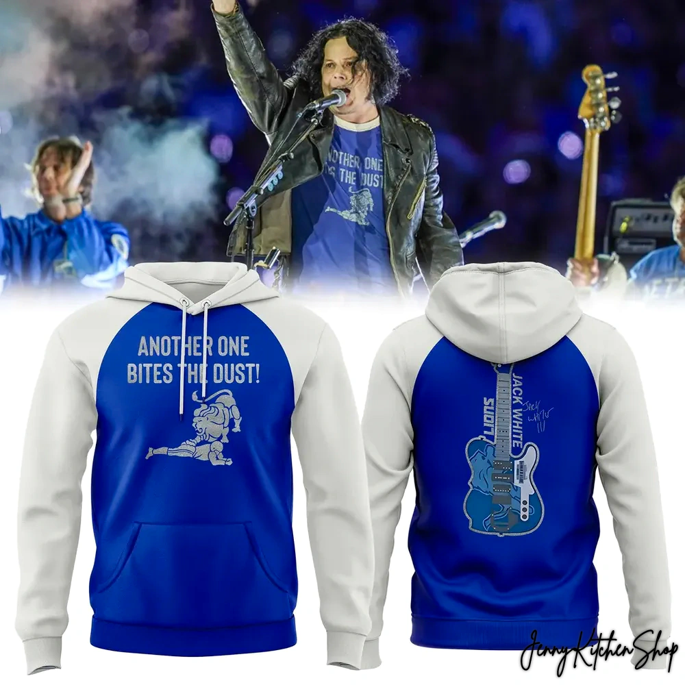 Jack White x Detroit Lions Another One Bites The Dust Hoodie