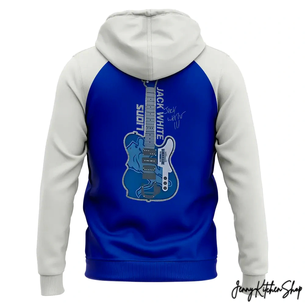 Jack White x Detroit Lions Another One Bites The Dust Hoodie
