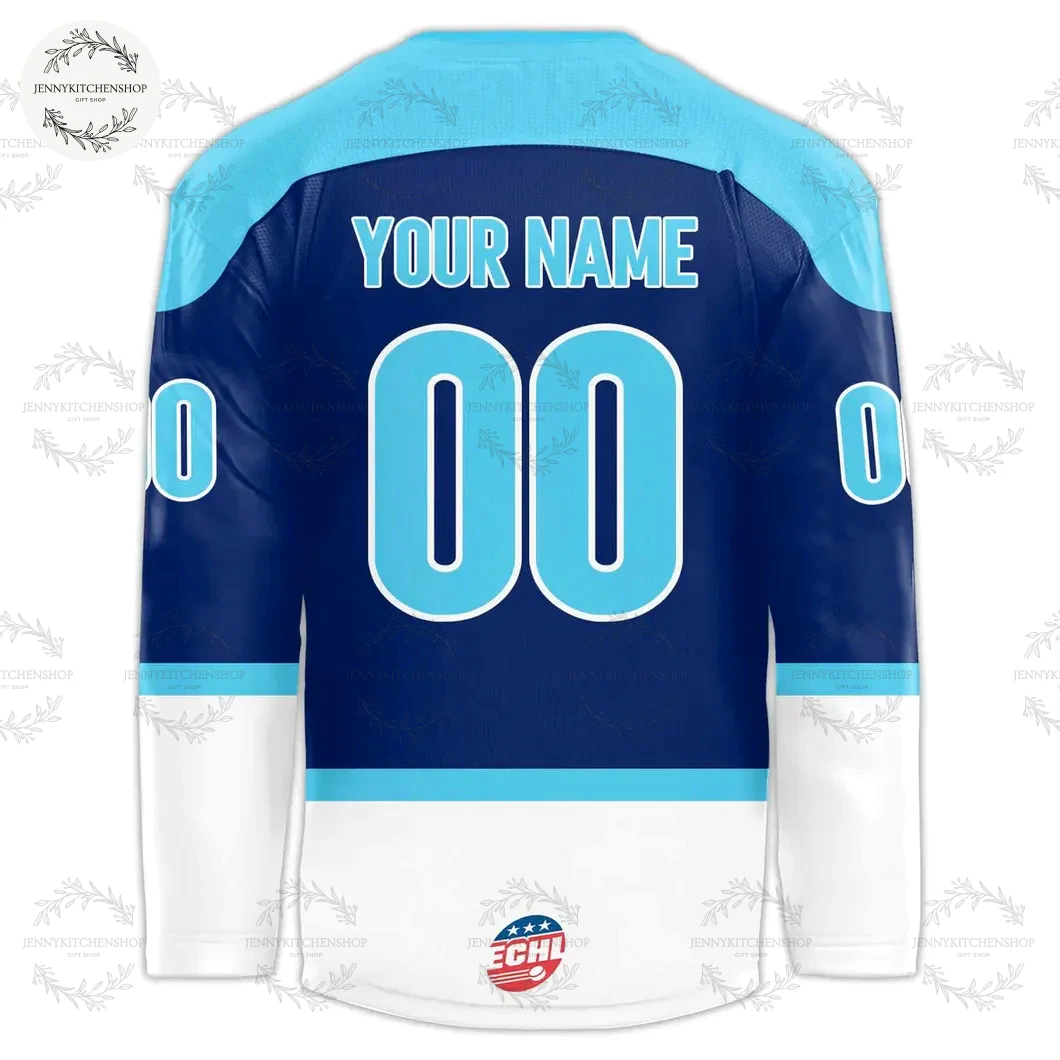 Jacksonville Icemen Hockey 2025 Opening Night Threads Hockey Jersey