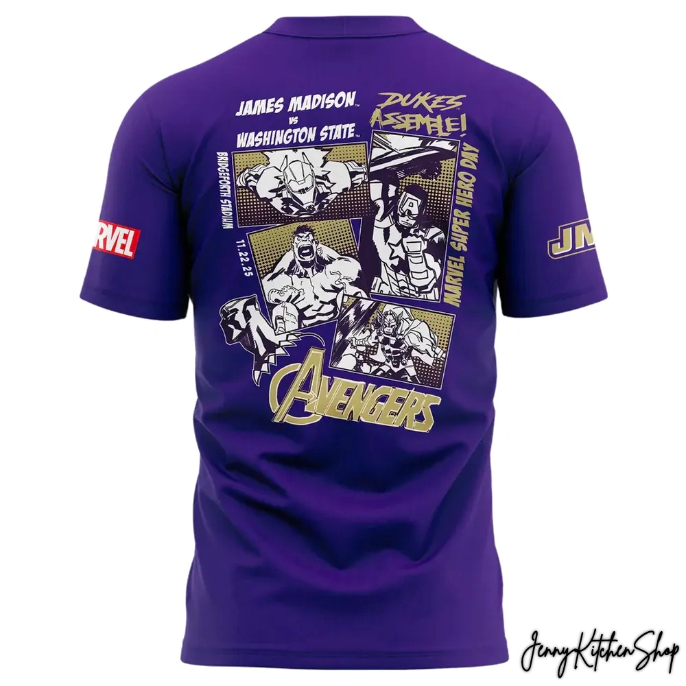 James Madison x Marvel Super Hero Day Super Duke 2025 T-shirt