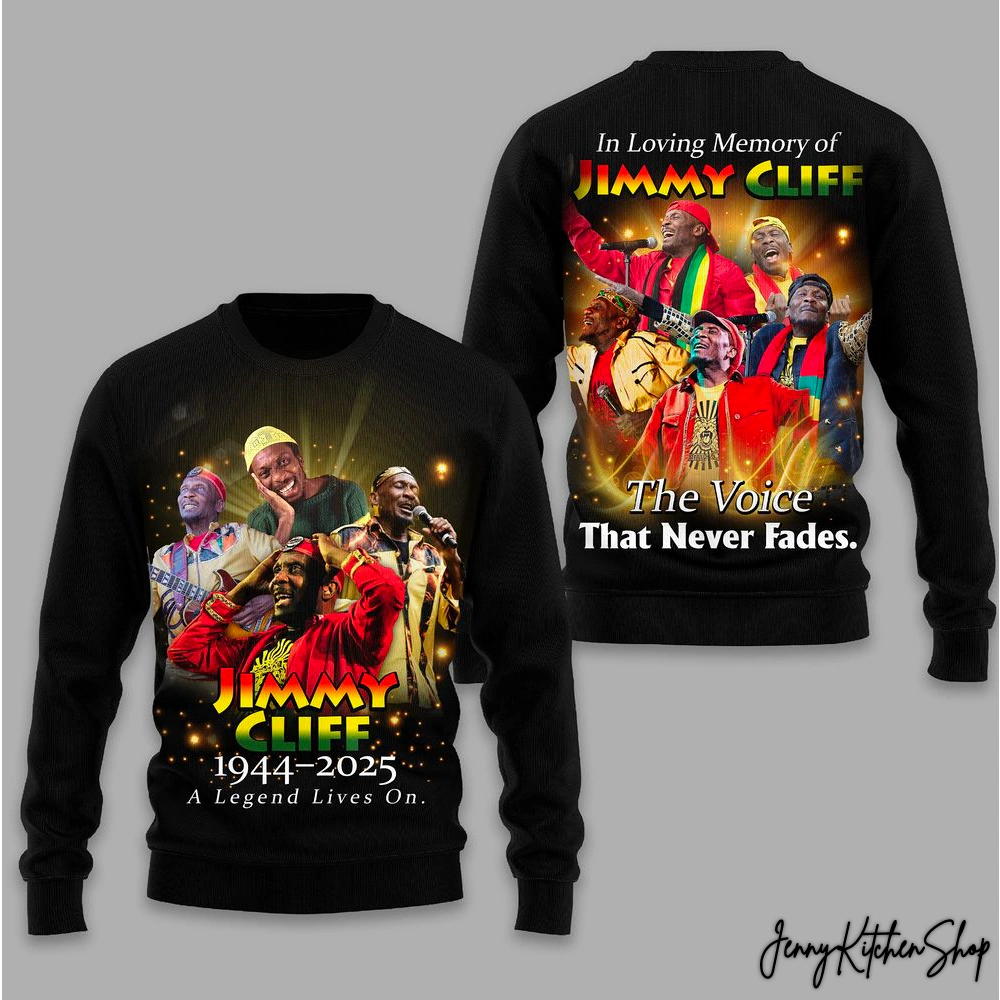 Jimmy Cliff In Loving Memory Of 1944-2025 A Legend Live On T-Shirt