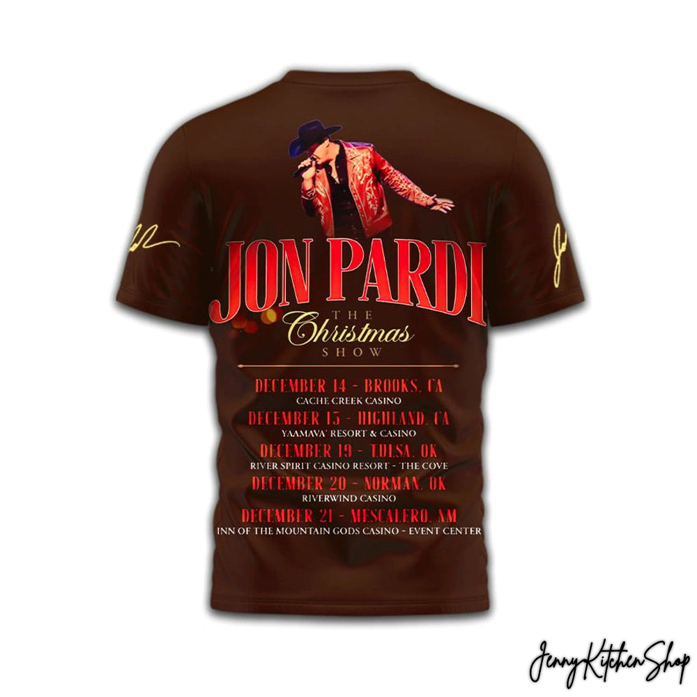 Jon Pardi The Christmas Show 2025 T-Shirt