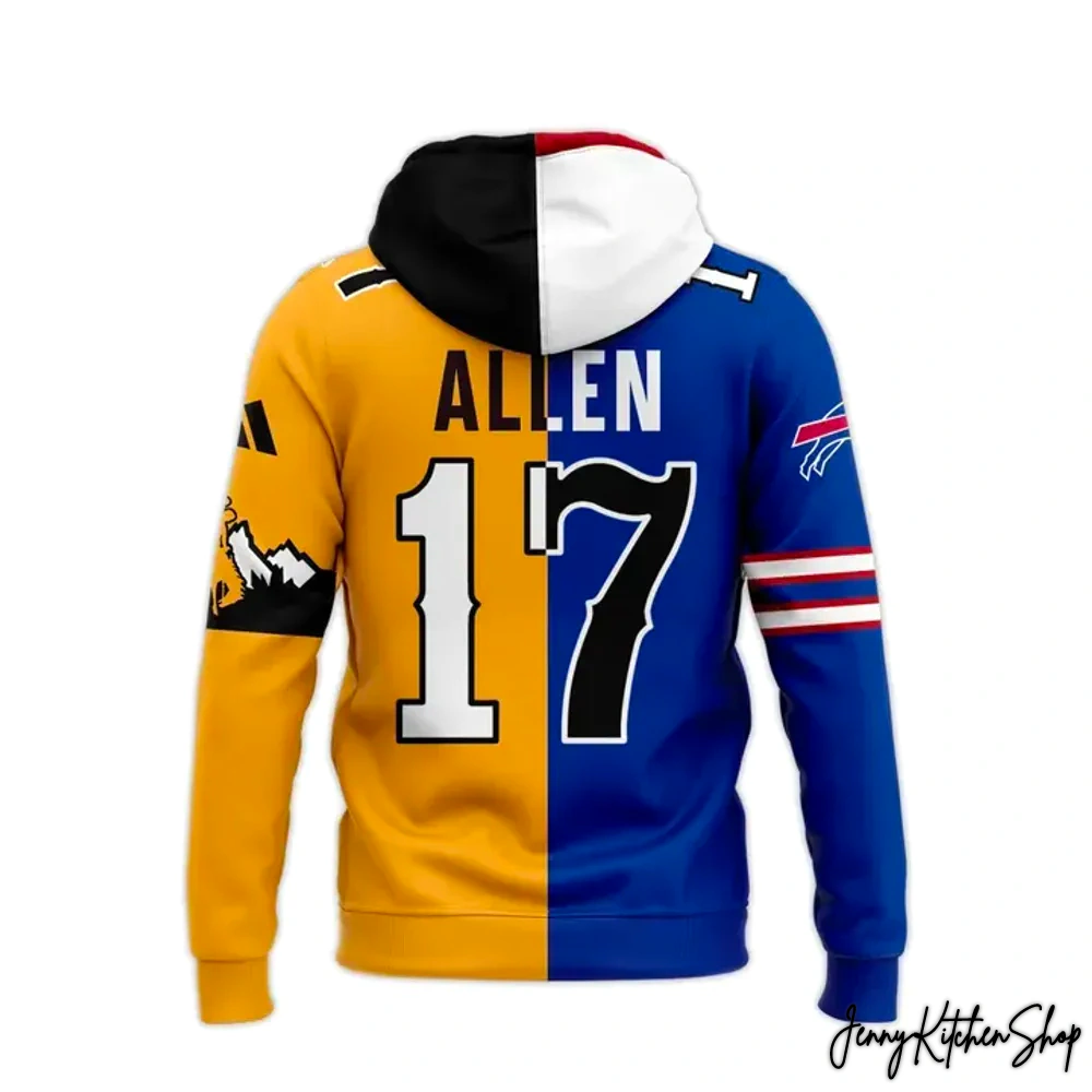 Josh Allen Buffalo Bills x Wyoming Cowboy Football 2025 Hoodie
