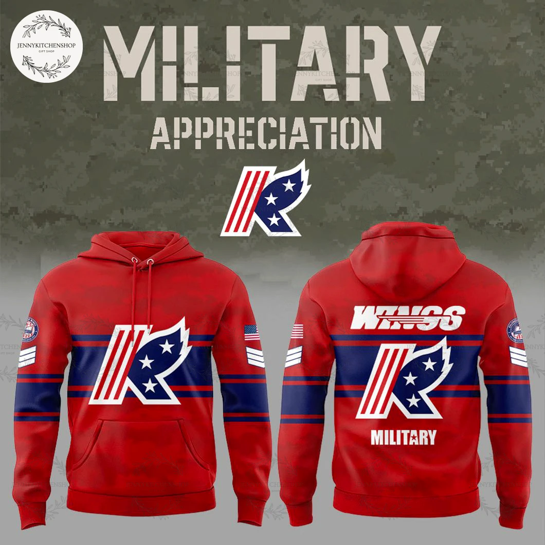 Kalamazoo Wings 2025 Military Appreciation New T-Shirt, Hoodie