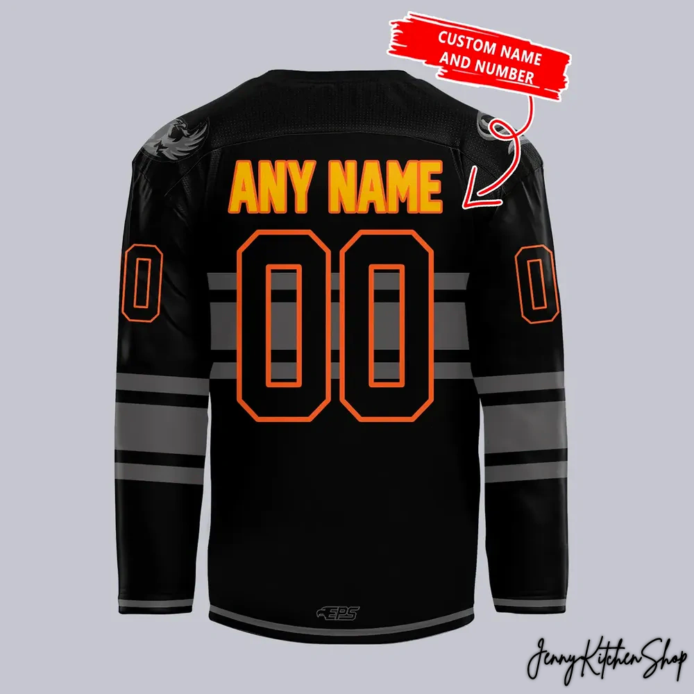 Kansas City Mavericks Blackout 2025 New Hockey Jersey
