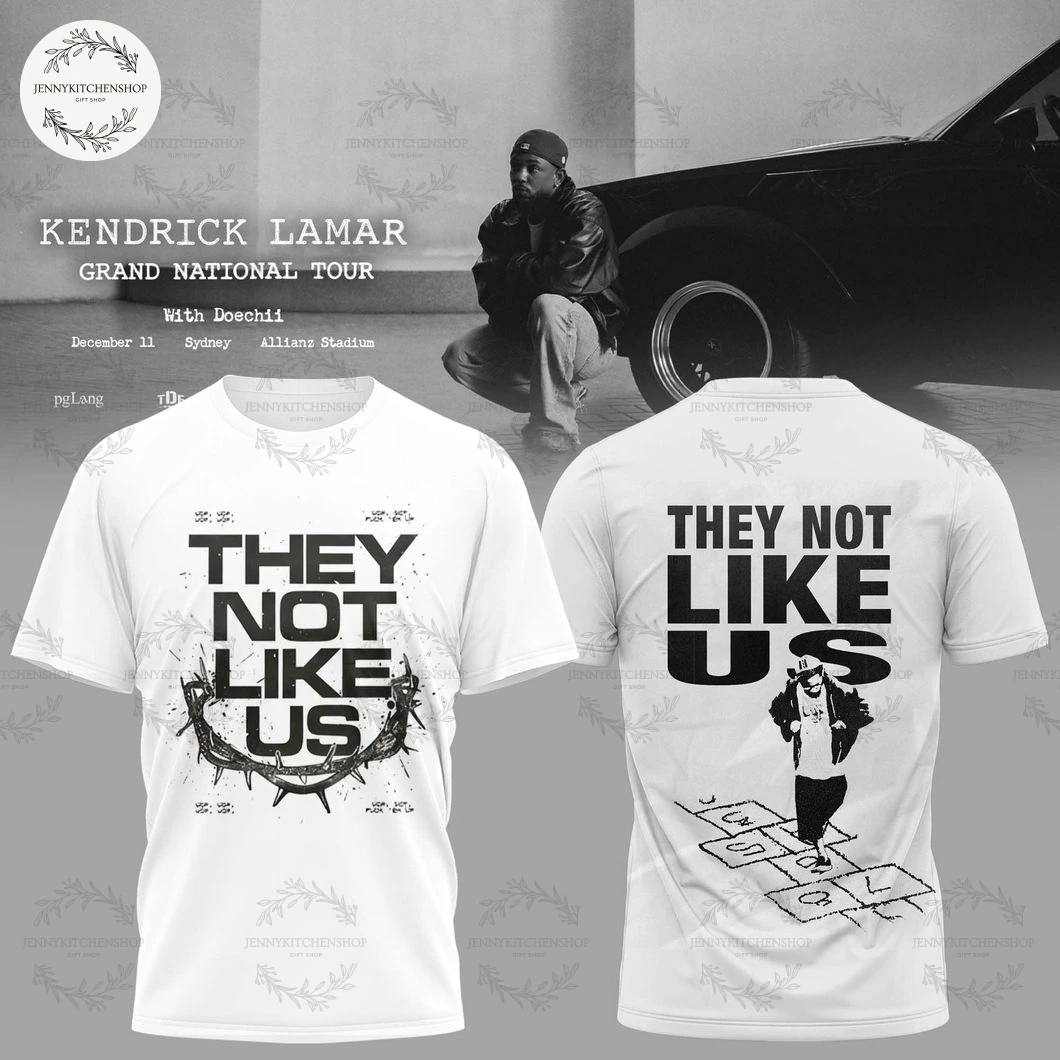 Kendrick Lamar Grand National Australia Tour 2025 Limited T-Shirt