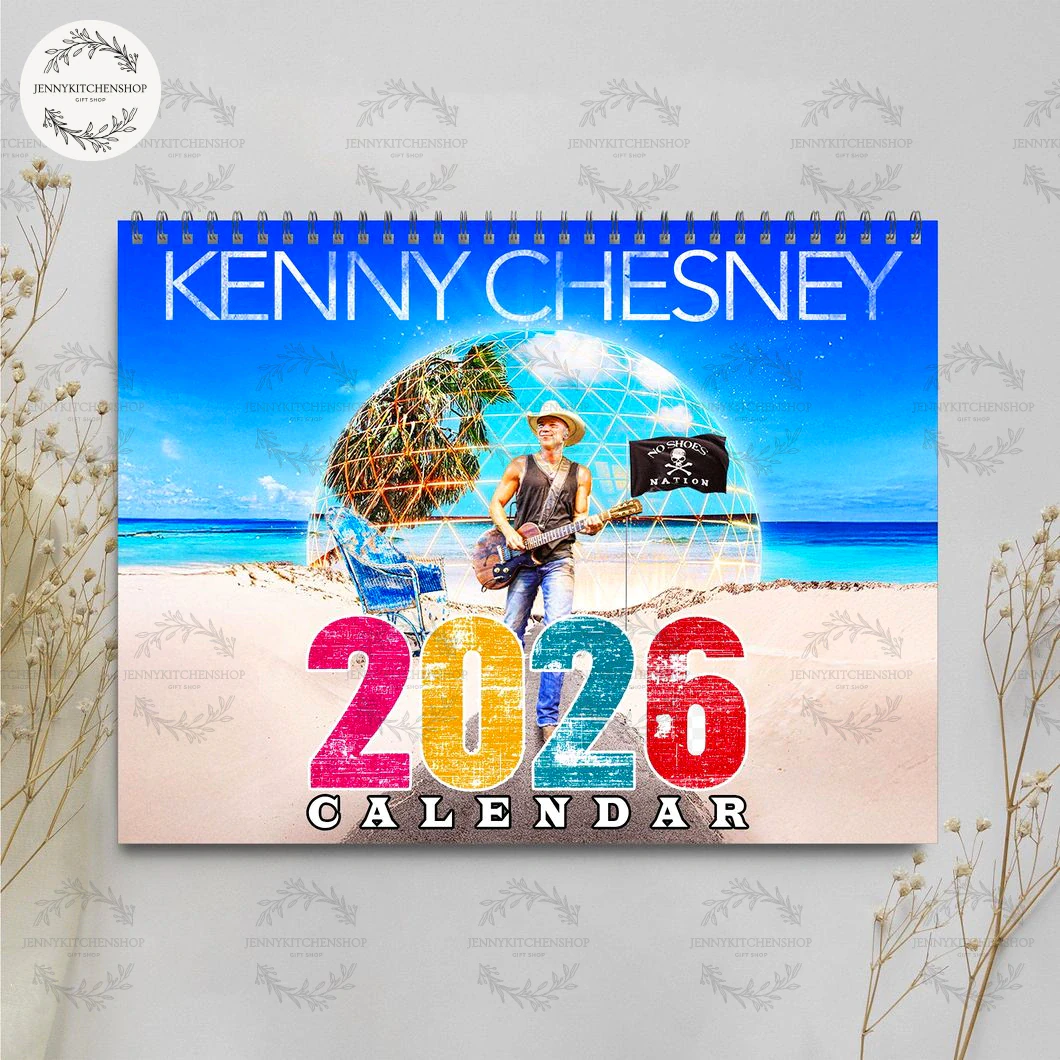 Kenny Chesney 2026 Wall Calendar