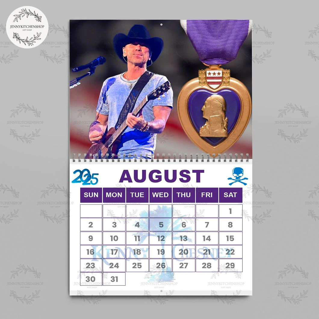 Kenny Chesney 2026 Wall Calendar