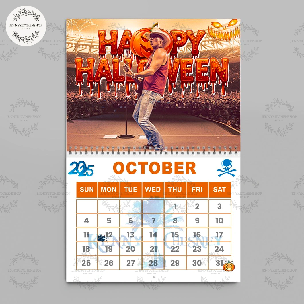Kenny Chesney 2026 Wall Calendar