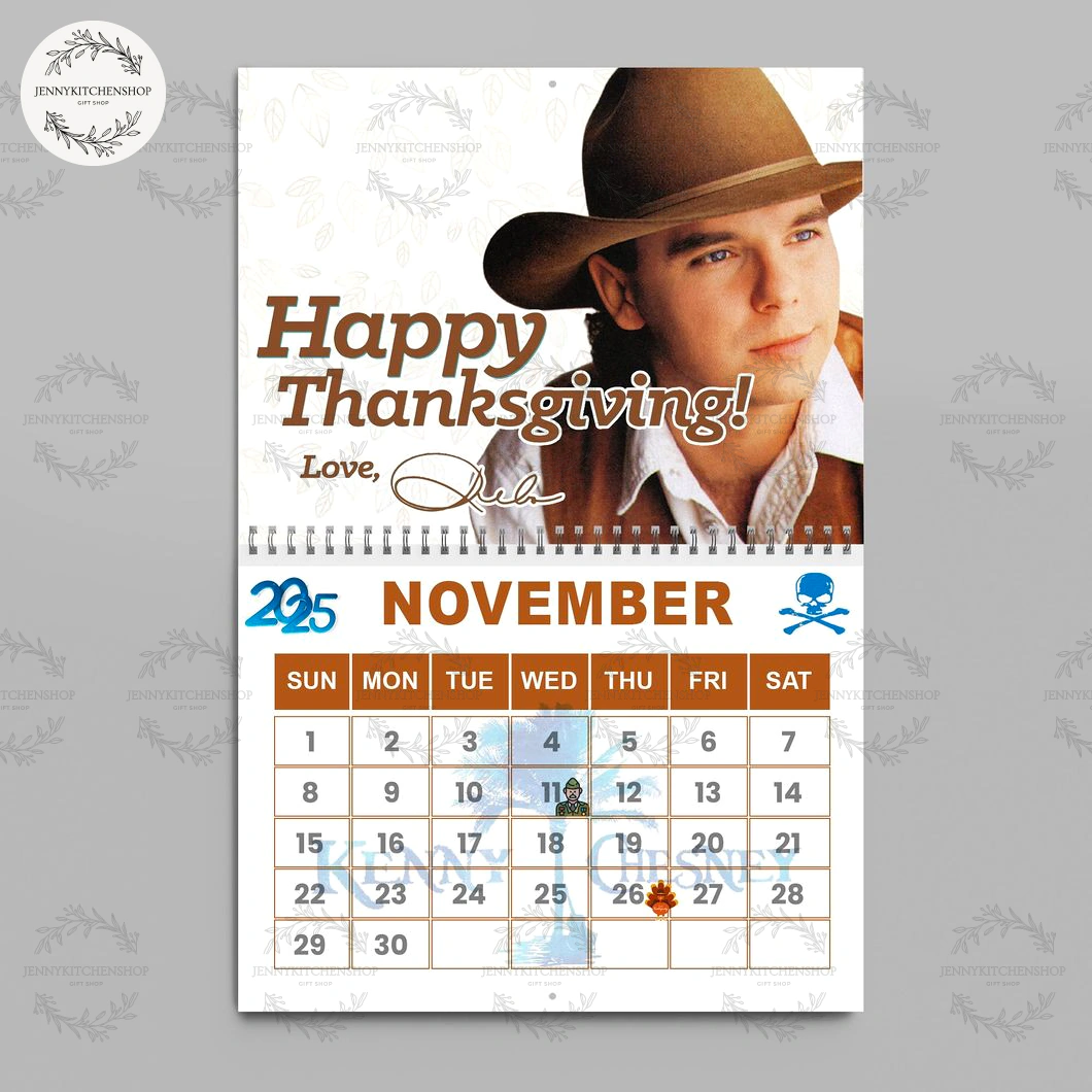 Kenny Chesney 2026 Wall Calendar