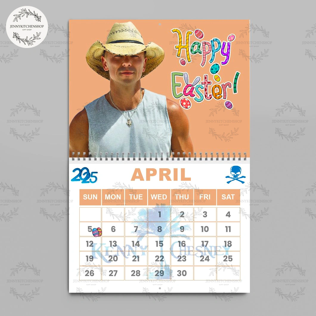 Kenny Chesney 2026 Wall Calendar