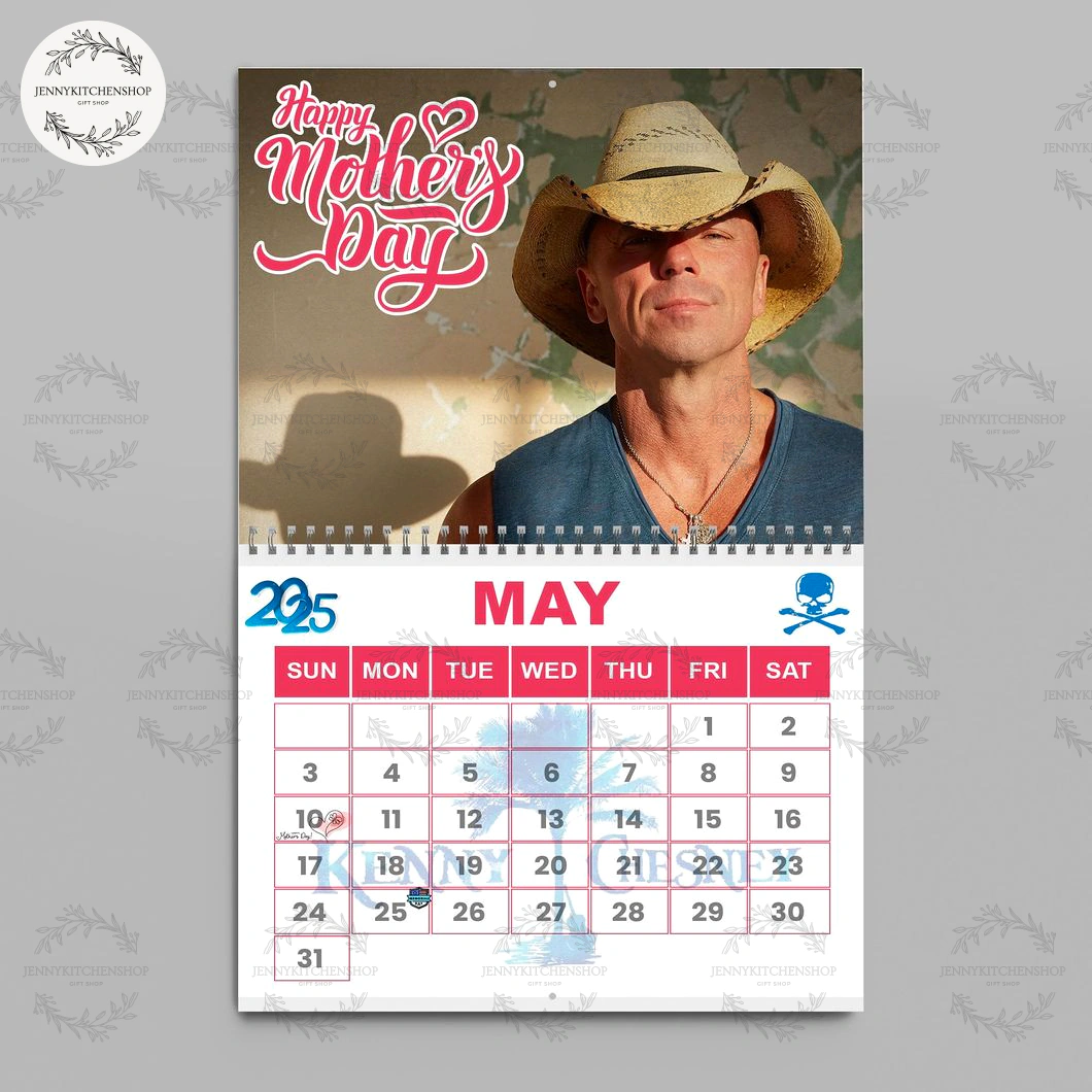 Kenny Chesney 2026 Wall Calendar