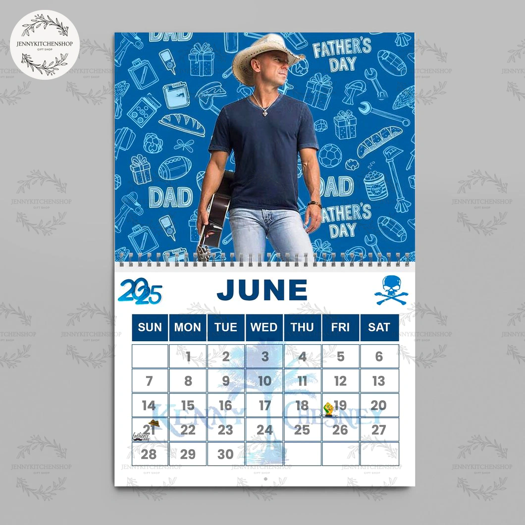 Kenny Chesney 2026 Wall Calendar