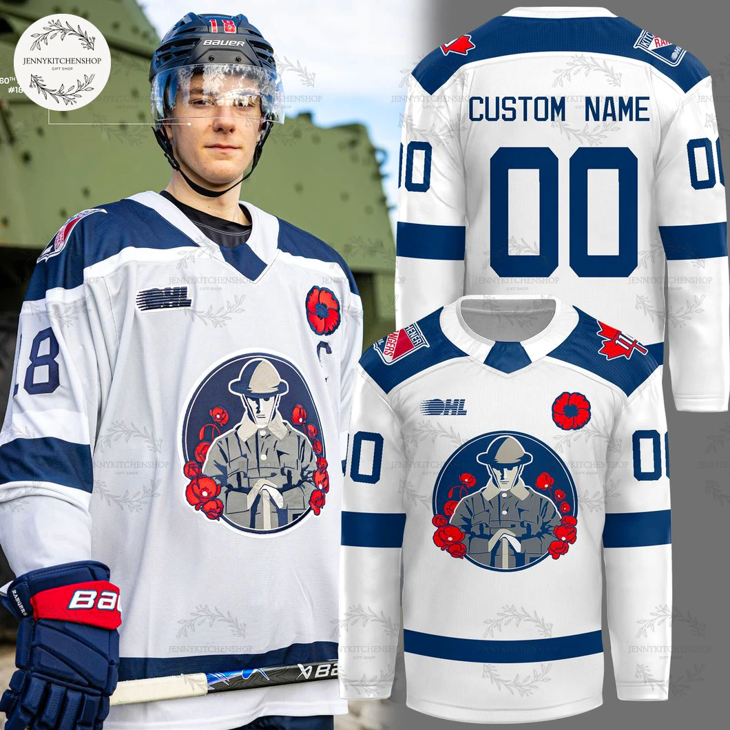 Kitchener Rangers The 2025–26 Remembrance Day Fans Hockey Jersey