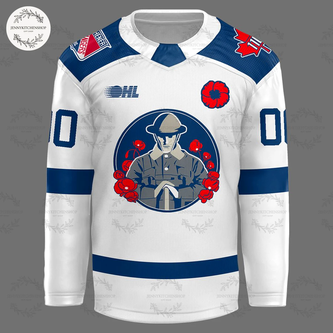 Kitchener Rangers The 2025–26 Remembrance Day Fans Hockey Jersey