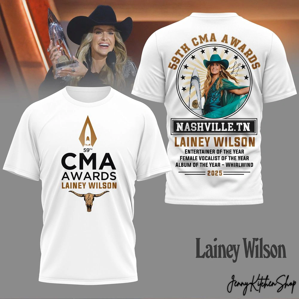Lainey Wilson 2025 CMA Award T-Shirt