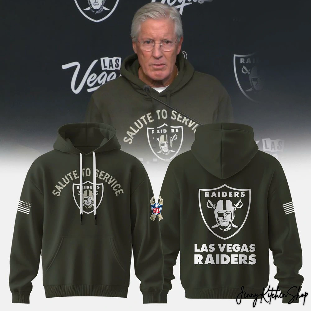 Las Vegas Raiders x Coach Pete Carroll Hoodie