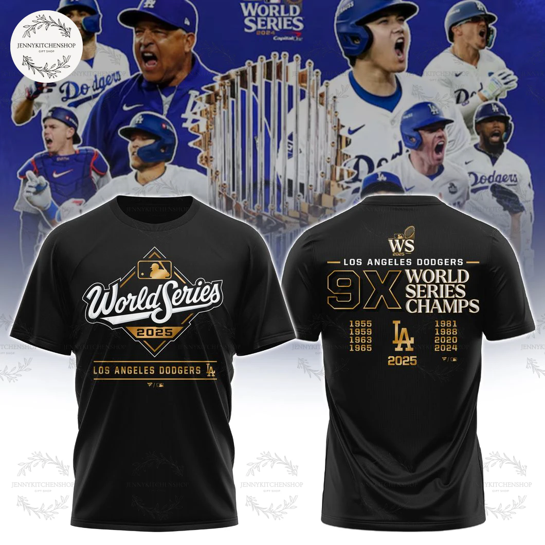 Los Angeles Dodgers 9X World Series Champs 2025 Limited Collection T-Shirt, Hoodie, Zip Hoodie