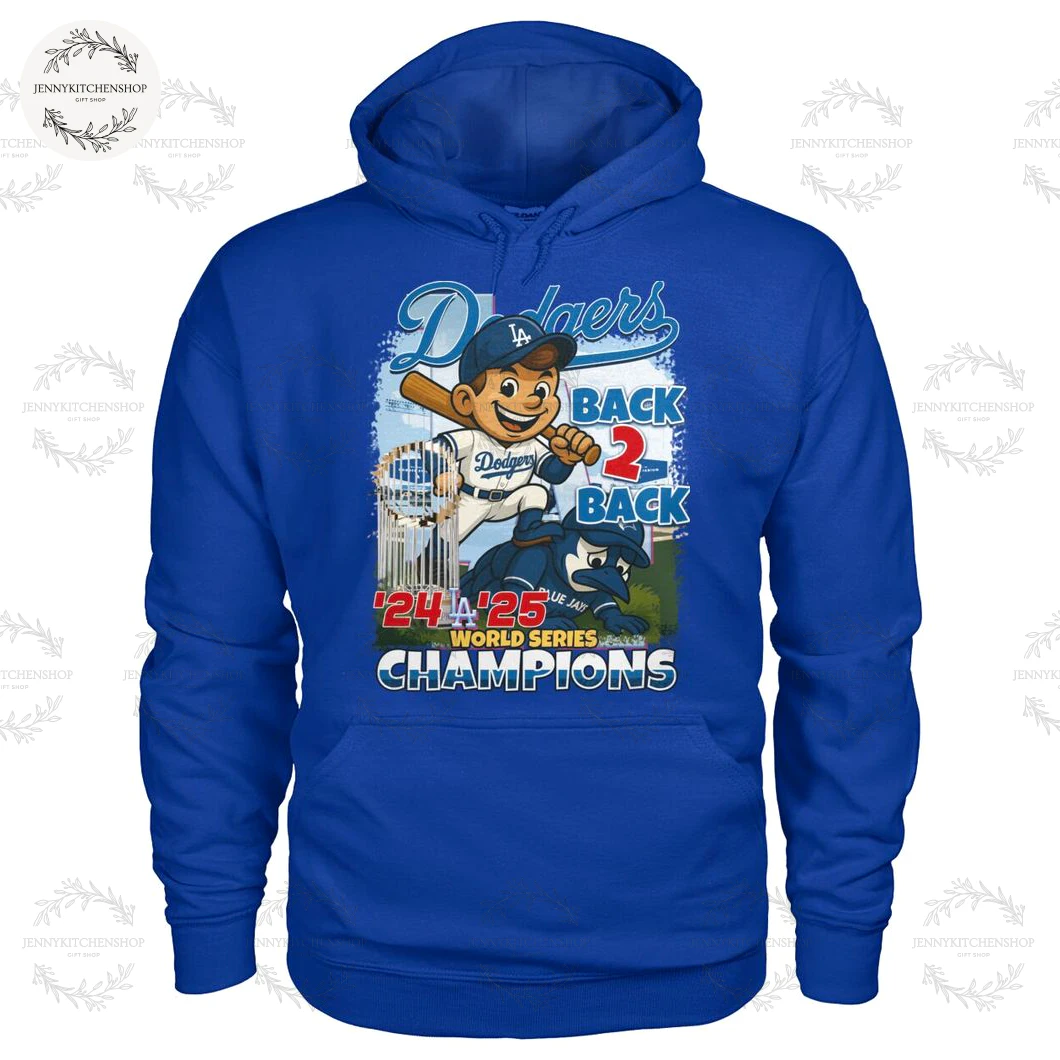 Los Angeles Dodgers Back To Back World Series 2025 Champs Shirt