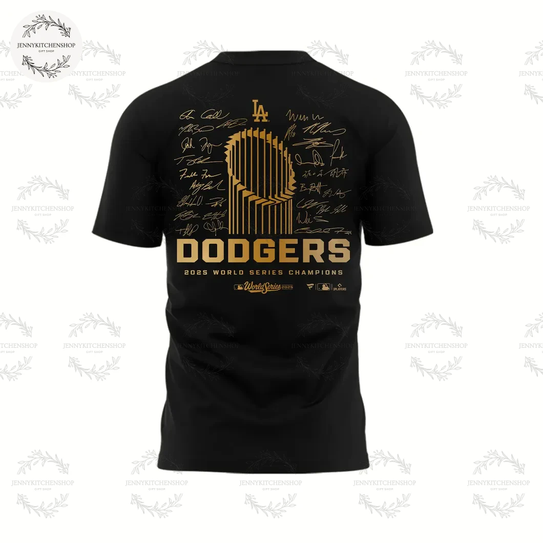Los Angeles Dodgers Shohei Ohtani 2025 World Series Champions Black Shirt