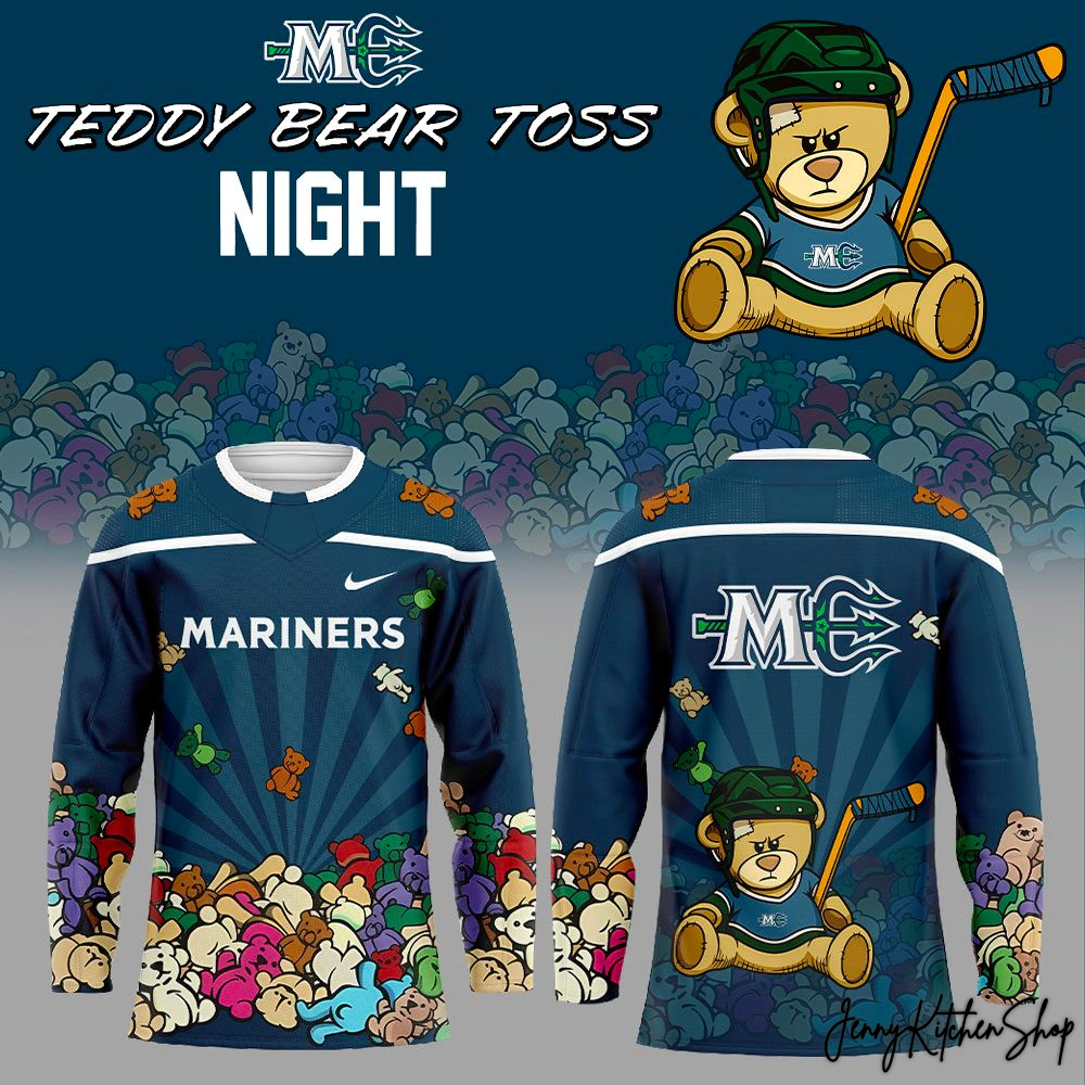 Maine Mariners x Teddy Bear Toss 2025 Limited Jersey