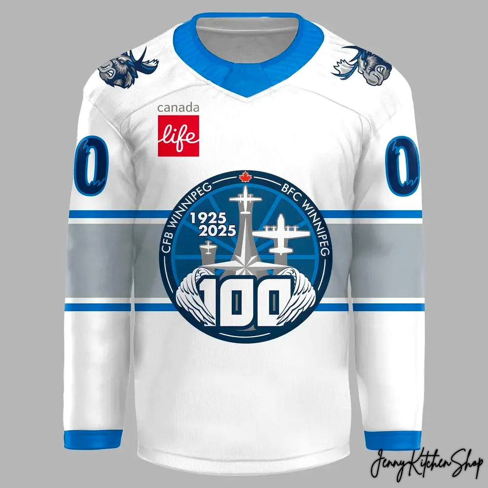 Manitoba Moose 100th Anniversary 2025 Hockey Jersey