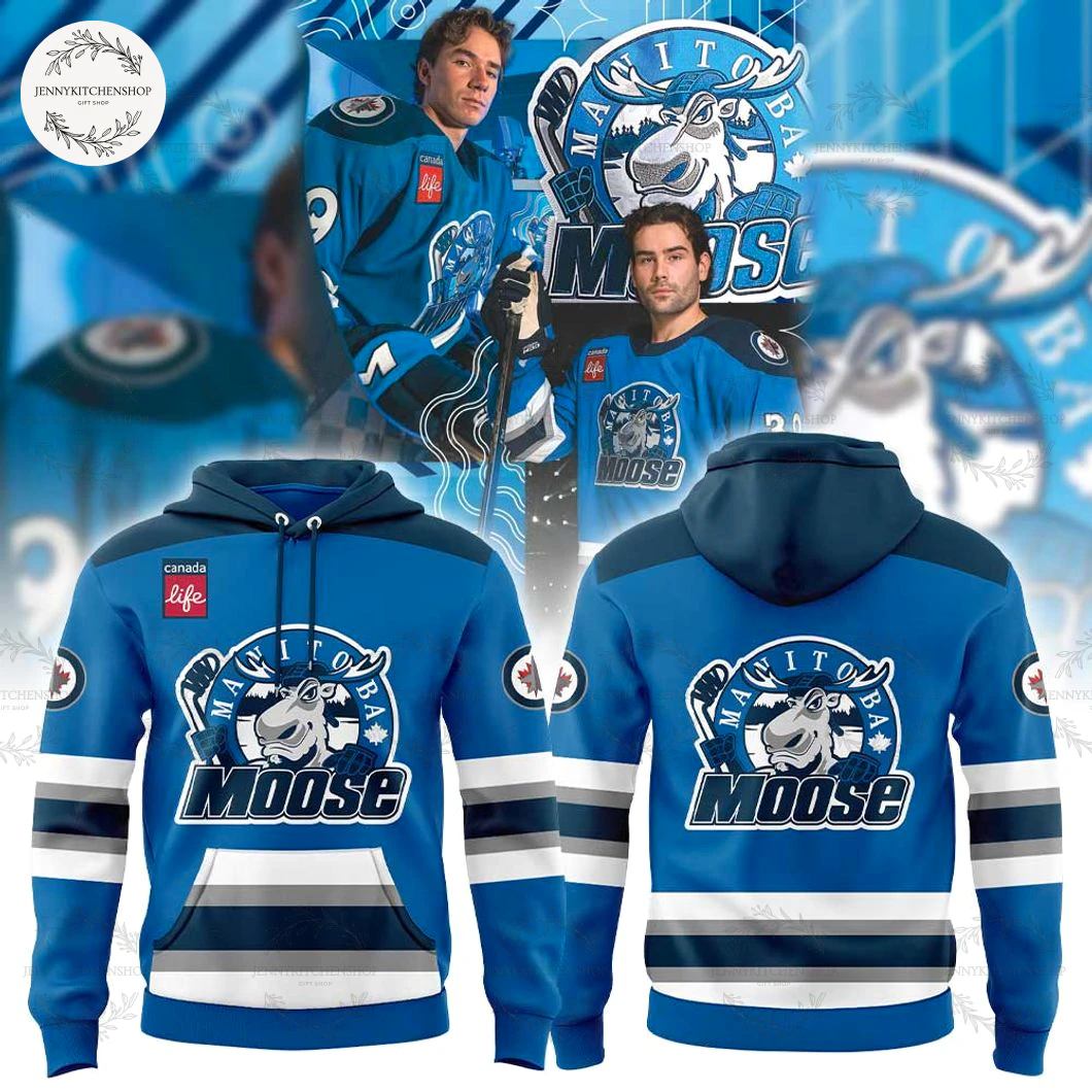Manitoba Moose Jets Gear Uniform 2025 Limited Hoodie