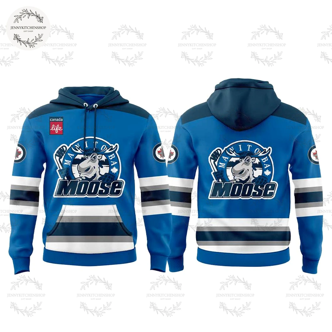 Manitoba Moose Jets Gear Uniform 2025 Limited Hoodie