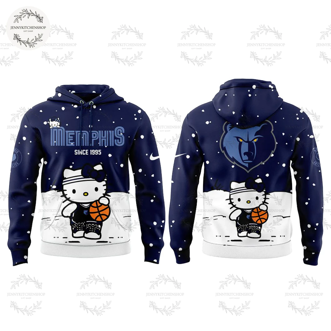 Memphis Grizzlies x Hello Kitty 2025 Since 1995 Hoodie Cap