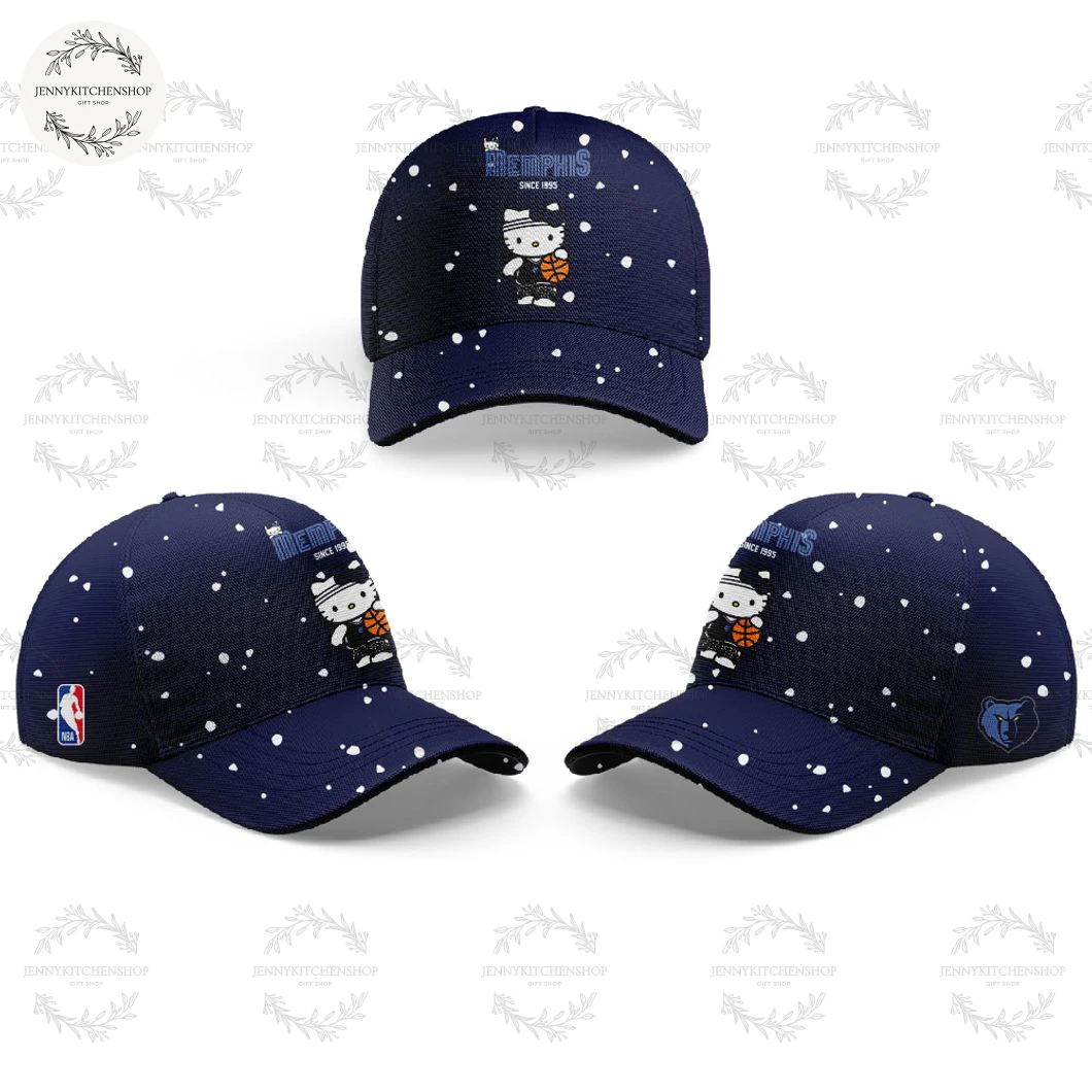 Memphis Grizzlies x Hello Kitty 2025 Since 1995 Hoodie Cap