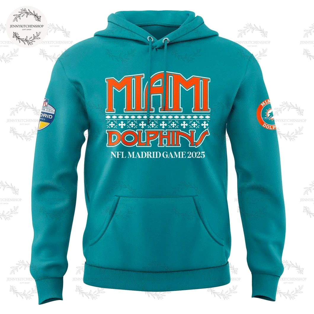 Miami Dolphins 2025 NFL Madrid Game Limited Edition T-Shirt