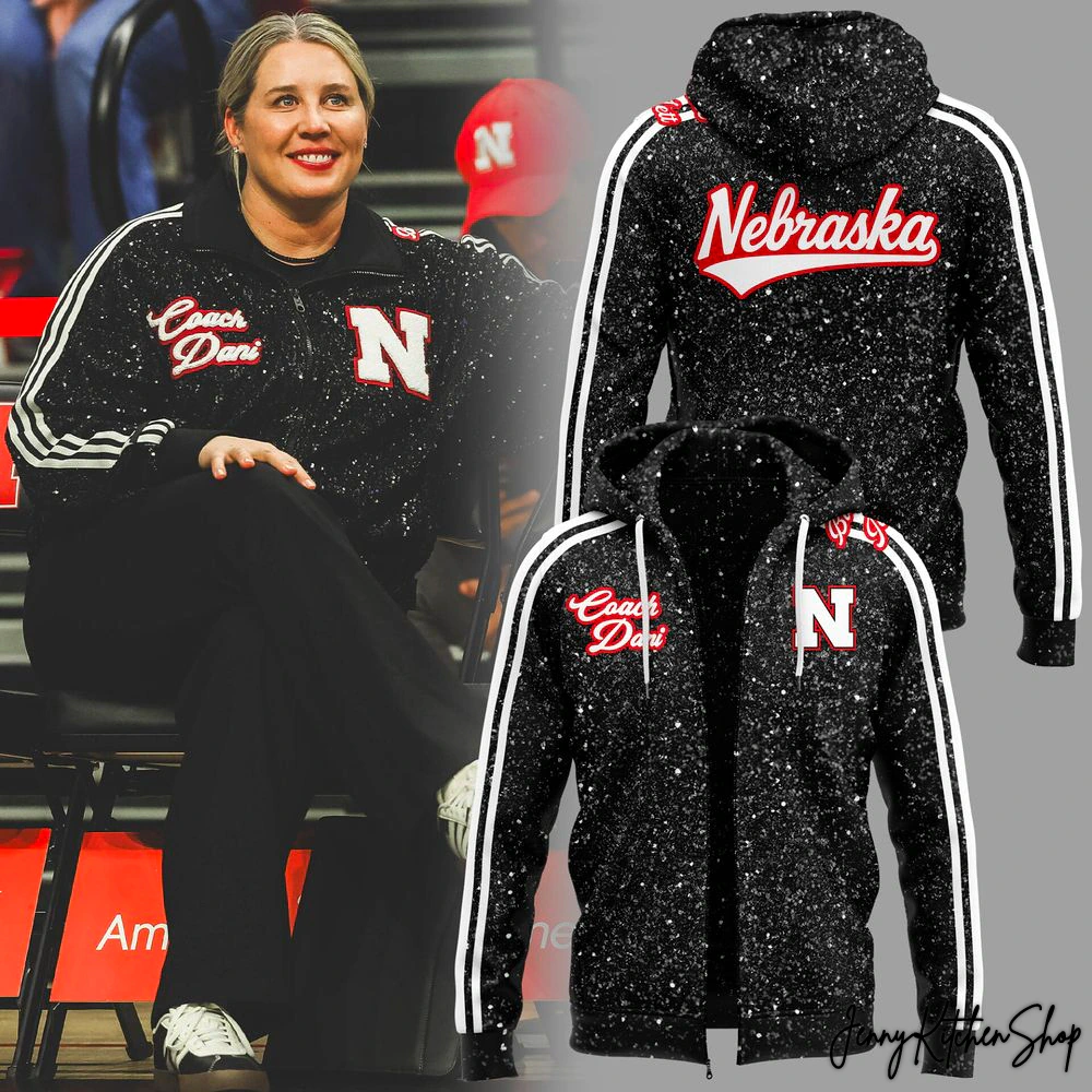 Nebraska Cornhuskers x Coach Dani 2025 Zip Hoodie