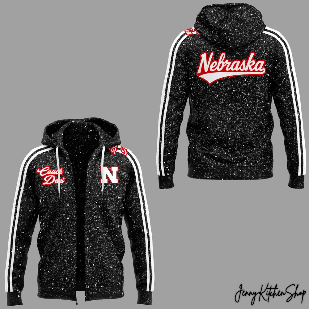 Nebraska Cornhuskers x Coach Dani 2025 Zip Hoodie