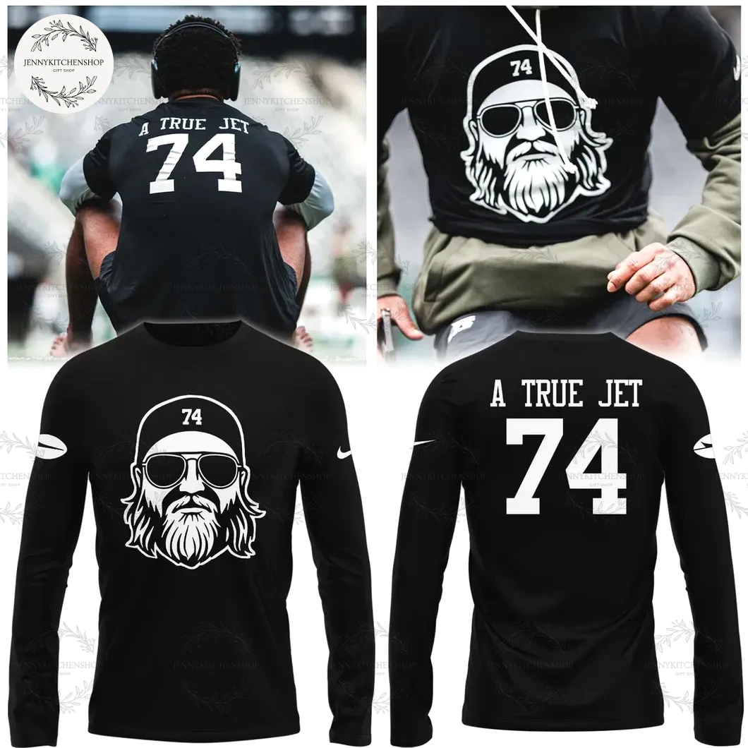 New York Jets 74 A True Jet Nick Mangold T-Shirt
