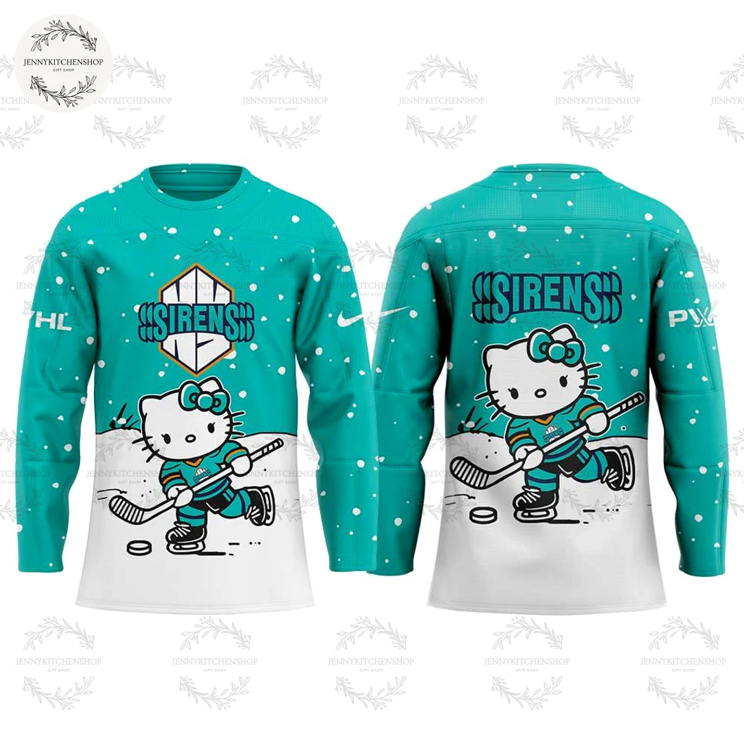 New York Sirens x Hello Kitty 2025 New Edition Hockey Jersey