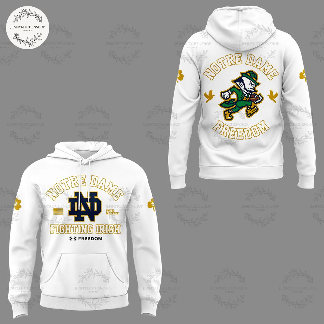 Notre Dame Fighting Irish Football Freedom 2025 Limited T-Shirt, Hoodie